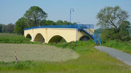Mulde-Radweg 2004: Brücke Canitz