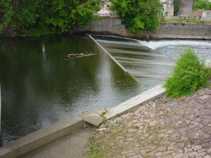 Muldewehr in Jessnitz Muldewehr in Jessnitz