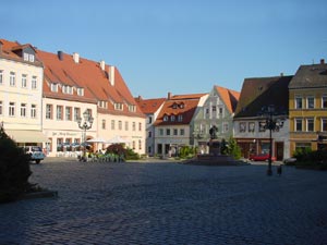 Marktplatz in Wurzen Marktplatz in Wurzen