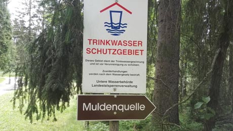 Hinweis zur Muldenquelle
