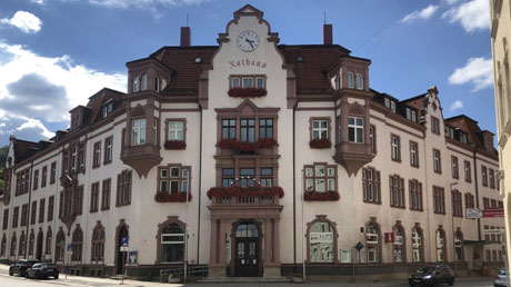 Rathaus in Aue Rathaus in Aue
