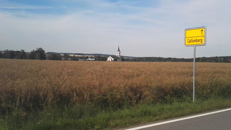 Blick nach Callenberg Blick nach Callenberg