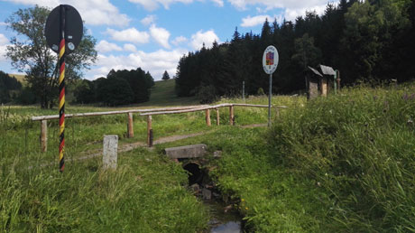 Grenzübergang Mulde-Radweg Grenzübergang Mulde-Radweg