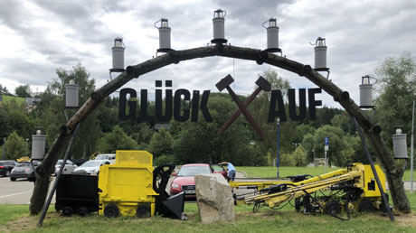 Glück auf Schwibbogen Bad Schlema