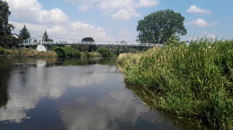Muldebrücke Schaukelsteg Sörnzig Muldebrücke Schaukelsteg Sörnzig