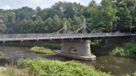 Paradiesbrücke in Zwickau