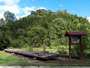 Neckar-Radweg Floßstelle