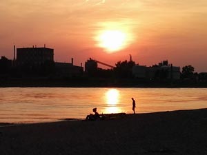 Am Rhein in Mannheim am Rhein in Mannheim