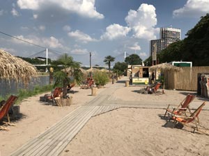 Mannheim Strandbar am Neckar