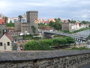 Blick über die Neiße nach Zgorzelec Blick über die Neiße nach Zgorzelec