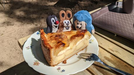 Oste-Cafe Eitzmühle Apfeltorte Oste-Cafe Eitzmühle:Apfeltorte