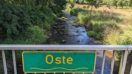 Brückenschild Oste Brückenschild Oste