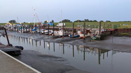 Hafen Wremen bei Ebbe Hafen Wremen bei Ebbe