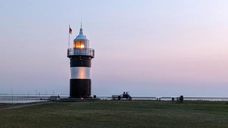 Leuchtturm Kleiner Preuße im Hafen Wremen Leuchtturm Kleiner Preuße im Hafen Wremen