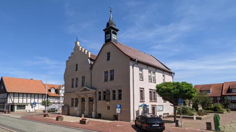 Rathaus Oebisfelde mit Roland Rathaus Oebisfelde mit Roland