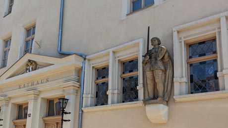 Rathaus Oebisfelde mit Roland Rathaus Oebisfelde mit Roland