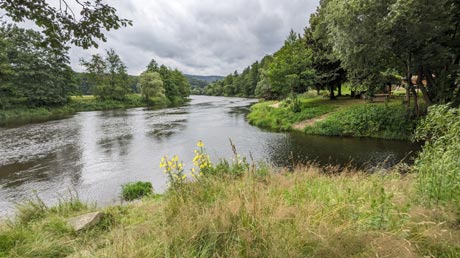 Zusammenfluss Weißer und Schwarzer Regen