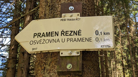 Regenquelle Pramen &Rcaron;ezn�