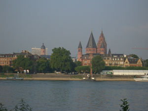 Silhuette in Mainz Silhuette von Mainz