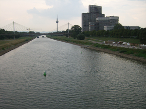 Neckar in Mannheim Neckar in Mannheim