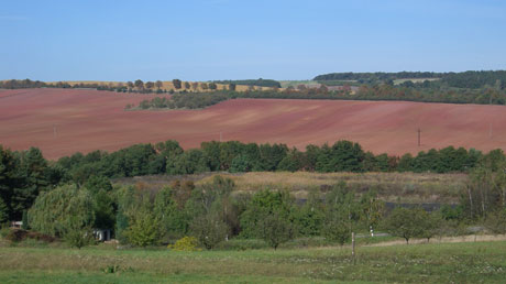 Landschaft hinter Mansfeld