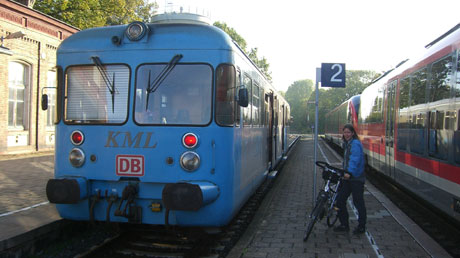 Umsteigen in Wipperliese  Klostermansfeld