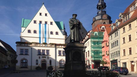 Martin Luther Denkmal Eisleben