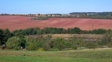 Landschaft bei Mansfeld
