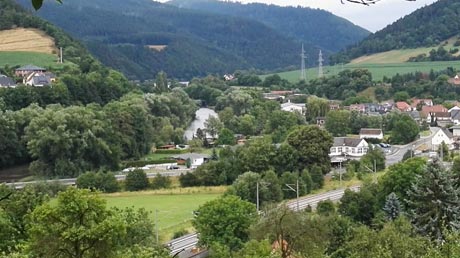 Ausblick auf Kaulsdorf