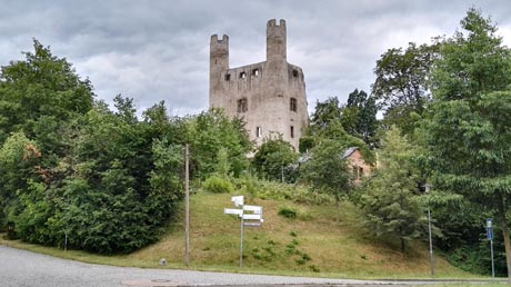 Saalfeld Burgruine Hoher Schwarm