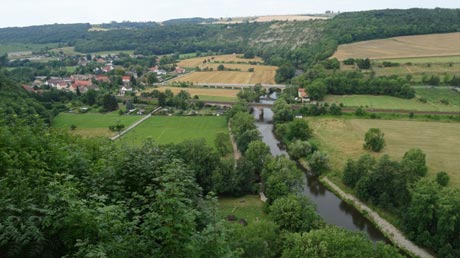 Ausblick zur Saale Ausblick zur Saale