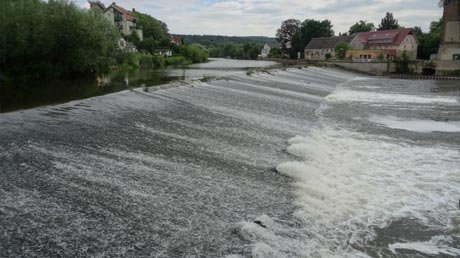 Wehr in Bad Kösen Wehr in Bad Kösen