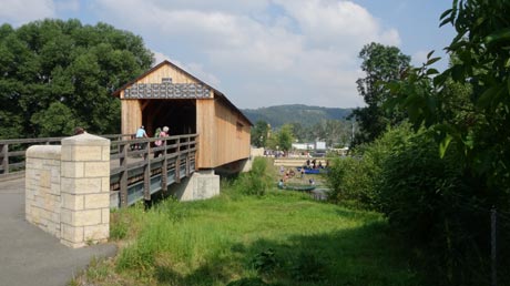 Saaleradweg - Kunitzer Hausbrücke