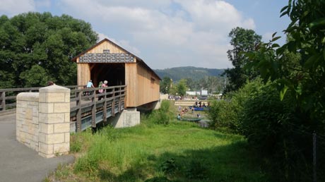 Saaleradweg Kunitzer Hausbrücke Saaleradweg - Kunitzer Hausbrücke