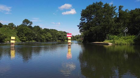 Saale in Halle Saale in Halle