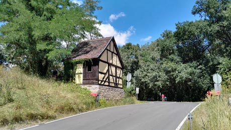 Fährwindehäuschen an der Fähre Werkleitz