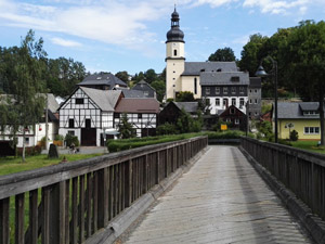 Saaleradweg Brücke nach Sparnberg Saaleradweg Brücke nach Sparnberg