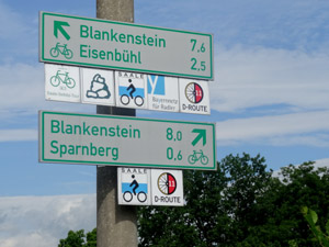 Saaleradweg nach Blankenstein