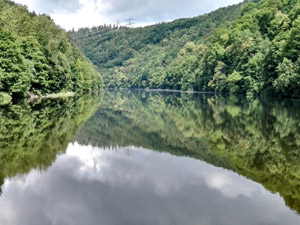 Saale Saaleradweg bei Burgk