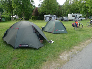 Camping am Saaleradweg Auensee Joditz