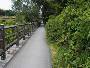 Saaleradweg vor Hof Saaleradweg vor Hof