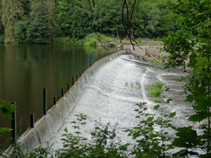 Saalewehr vor Ziegenrück