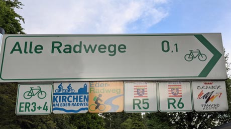 Alle Radwege am Edersee Alle Radwege am Edersee