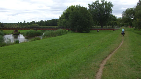 Schwarze Elster Br&uuml;cke in Jessen