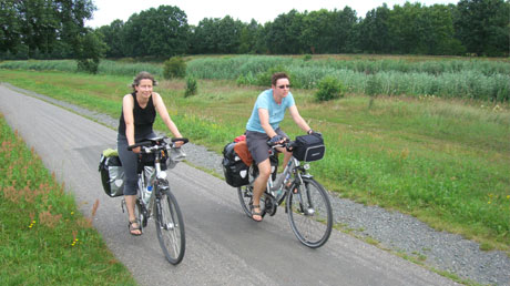 auf dem Elster Radweg