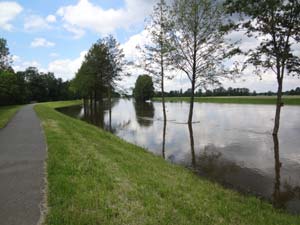Hochwasser bei Burg im Spreewald Hochwasser bei Burg im Spreewald