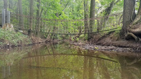 Hängebrücke Hängebrücke