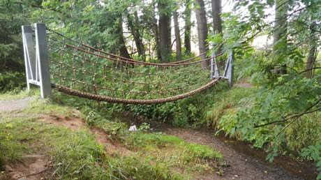 Hängebrücke Hängebrücke