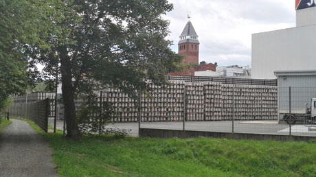 Radweg an der Köstritzer Brauerei Radweg an der Köstritzer Brauerei