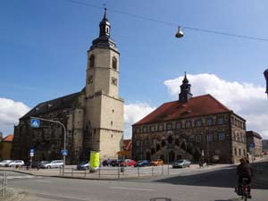 Kirche und Rathaus Laucha Kirche und Rathaus Laucha